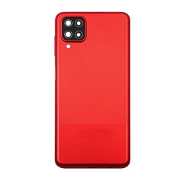 Tampa Traseira+Lente da Câmera Samsung Galaxy A12/A125 Vermelho Tampa Traseira+Lente da Câmera Samsung Galaxy A12/A125 Vermelho
